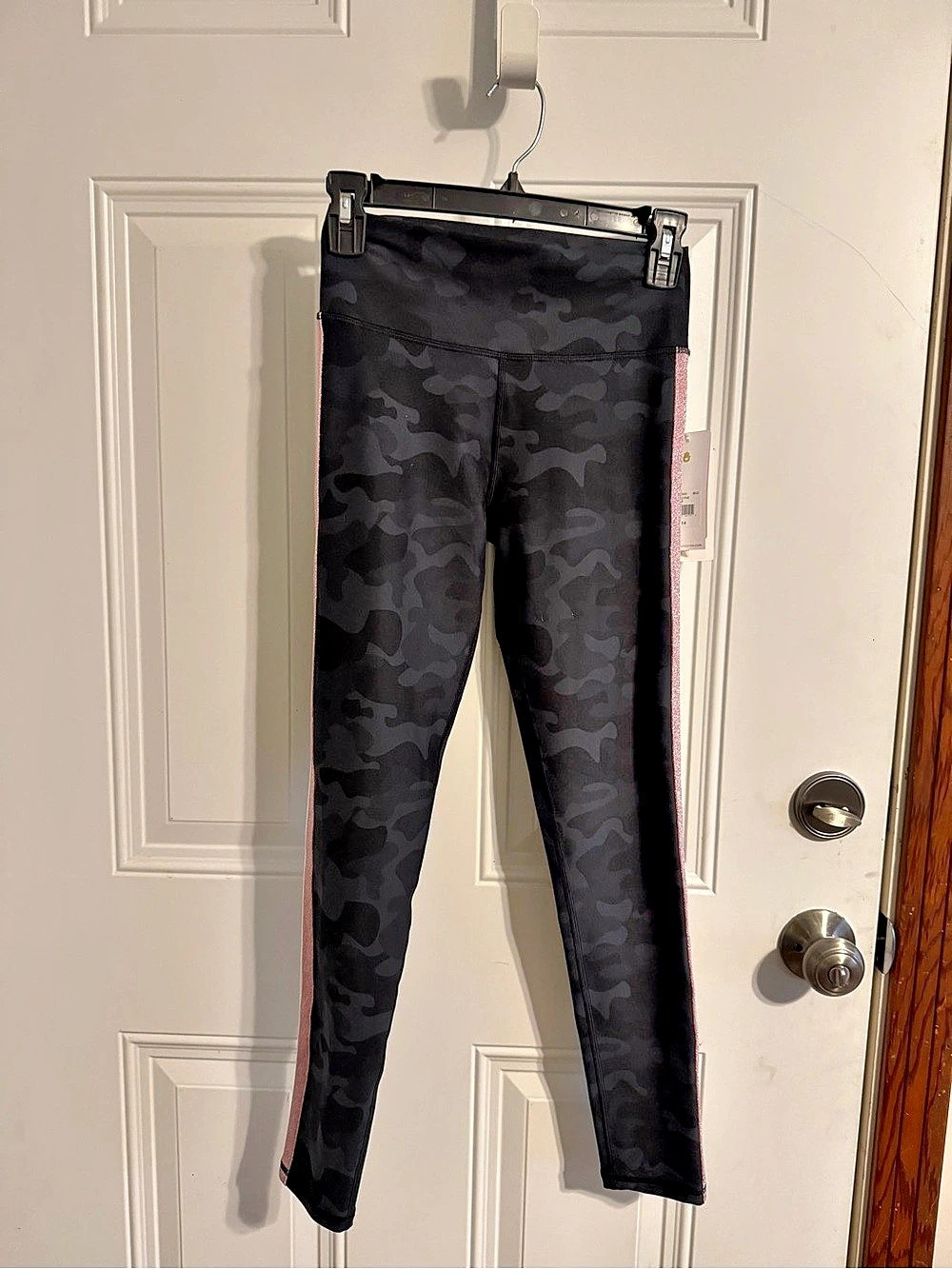Spiritual Gangster Camo Side Stripe Leggings Size 14 NWT